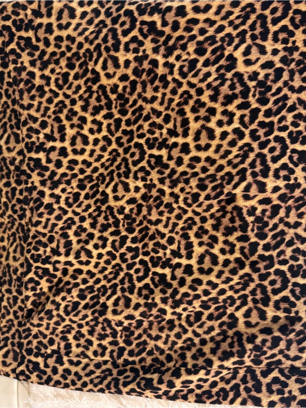 torrid Light Blue and White Leopard Print mini skirt